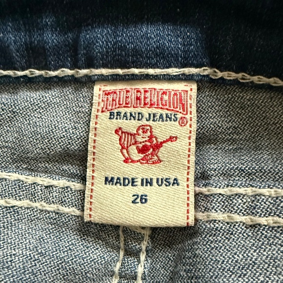 TRUE RELIGION Women’s Billy General Lee Rosewood Jeans Size 26 NWT - Picture 13 of 16
